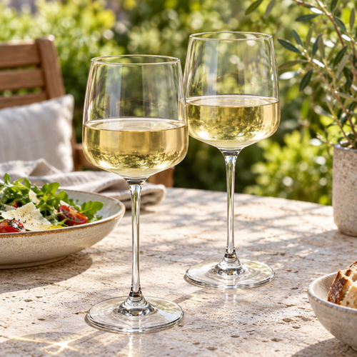 🍷Wine Glass Set|Clear Glass Dining|Wine Lover Gift|Slim Stem Elegance