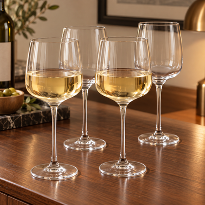 🍷Wine Glass Set|Clear Glass Dining|Wine Lover Gift|Slim Stem Elegance