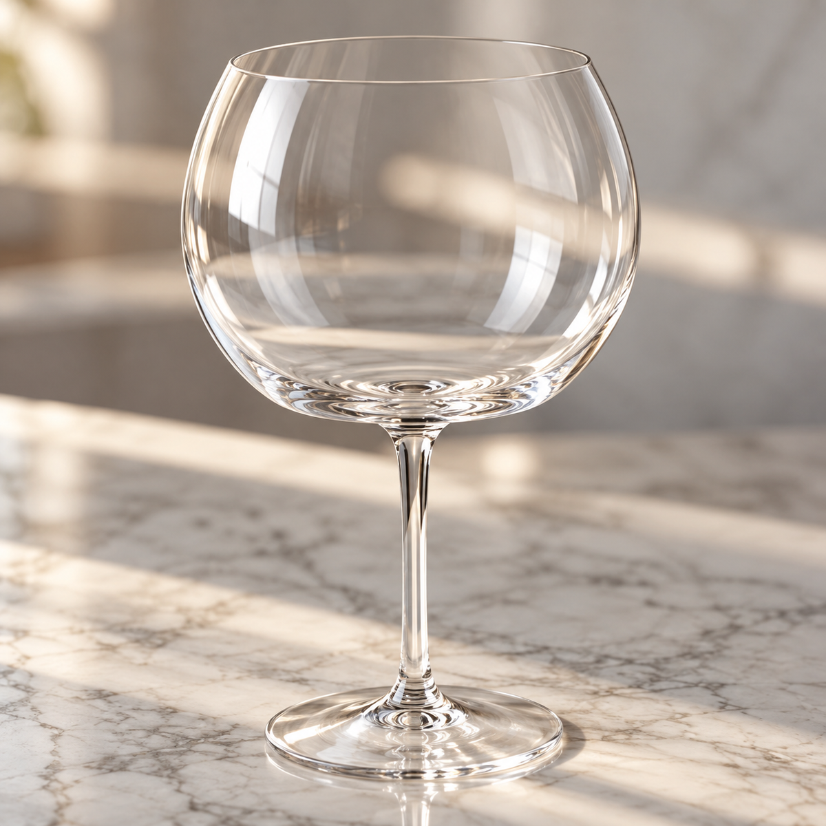 🍸 Gin Glass Set|Clear Glass Home Bar|Gin Lover Gift|Balloon Bowl