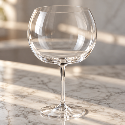 🍸 Gin Glass Set|Clear Glass Home Bar|Gin Lover Gift|Balloon Bowl