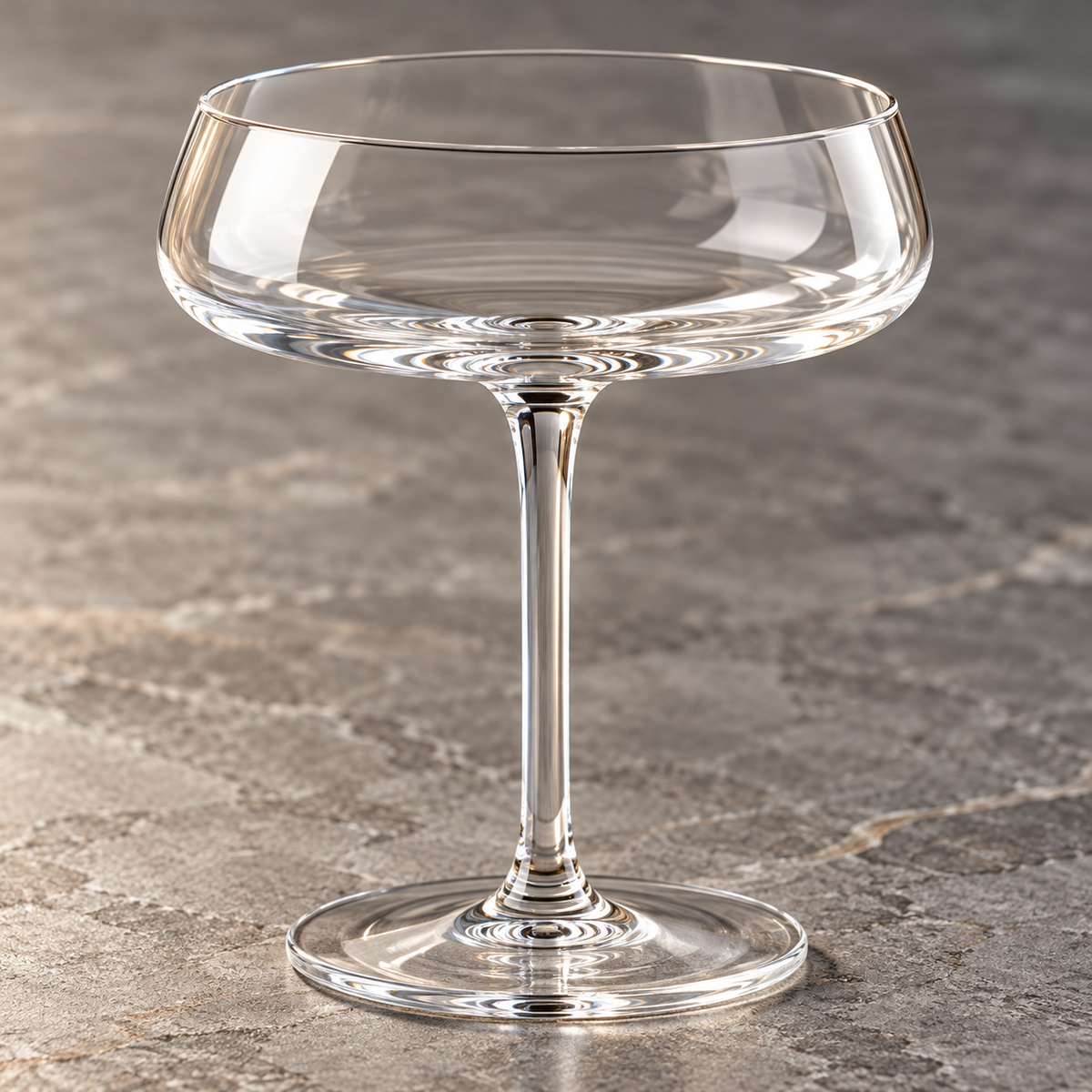 Coupe Glass Set|Clear Glass Bar|Cocktail Lover Gift|Wide Bowl