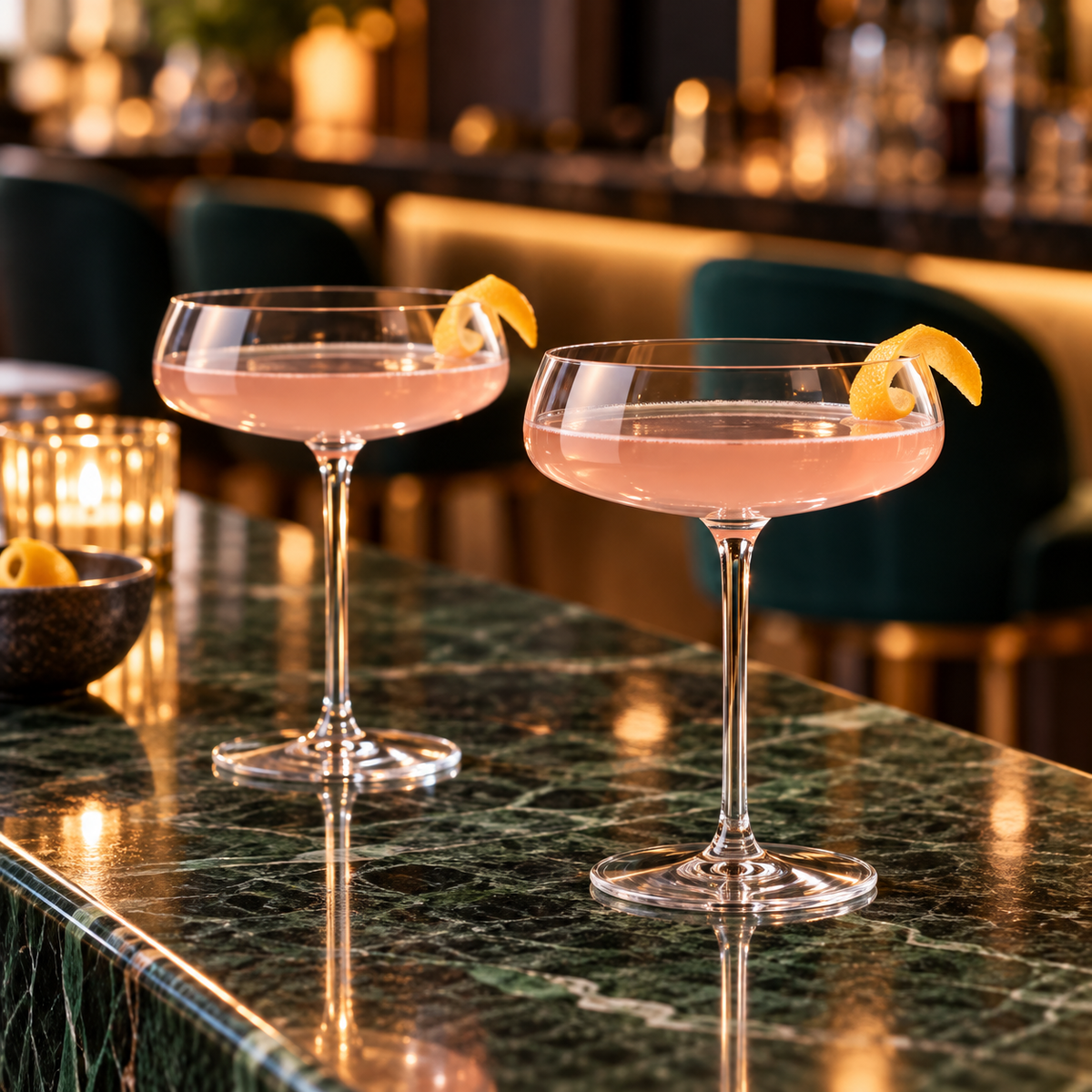 Coupe Glass Set|Clear Glass Bar|Cocktail Lover Gift|Wide Bowl
