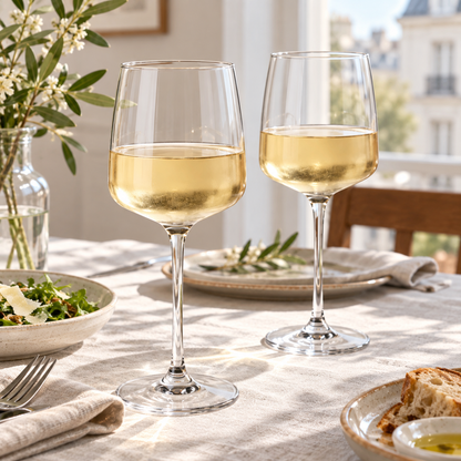 🍷Wine Glass Set|Clear Glass Dining|Wine Lover Gift|Slim Stem Elegance